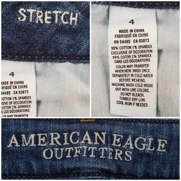 American Eagle Floral Embroidered Cutoff Shorts - Picture 9 of 9